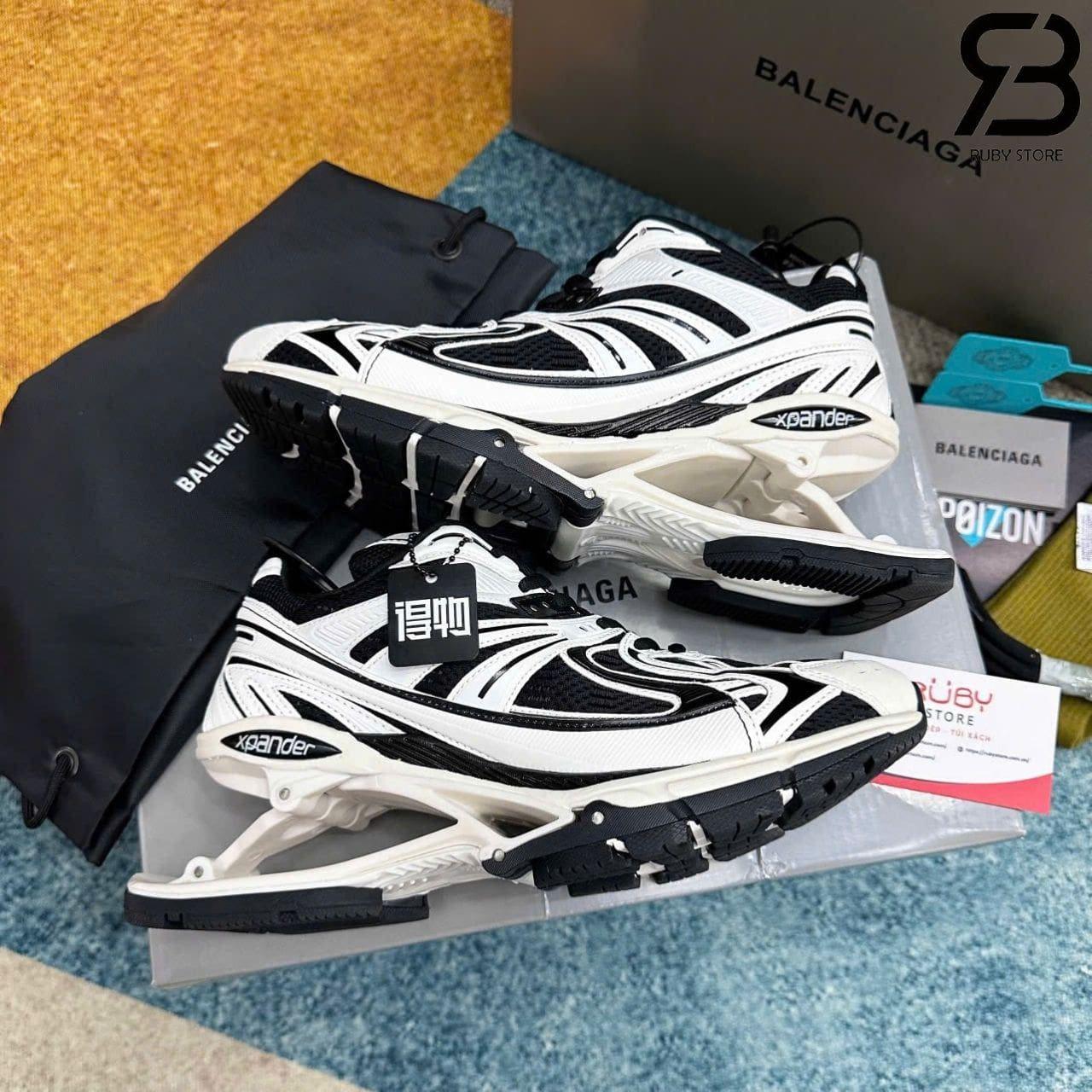 Giày Balenciaga X-Pander White Black Trắng Đen