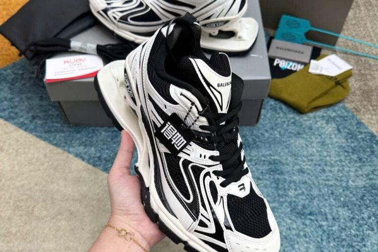 Giày Balenciaga X-Pander White Black Trắng Đen