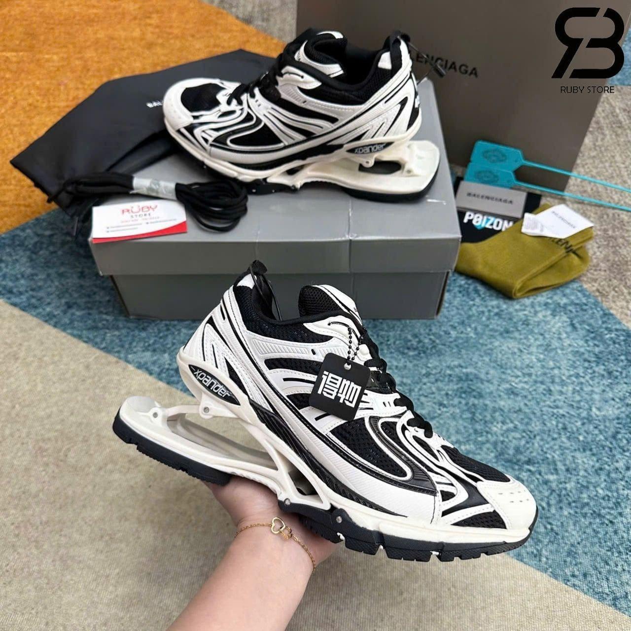 Giày Balenciaga X-Pander White Black Trắng Đen
