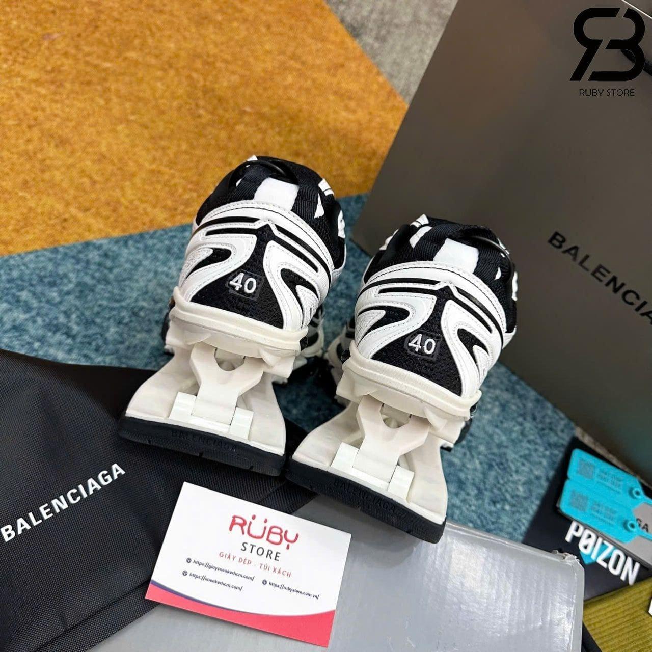Giày Balenciaga X-Pander White Black Trắng Đen