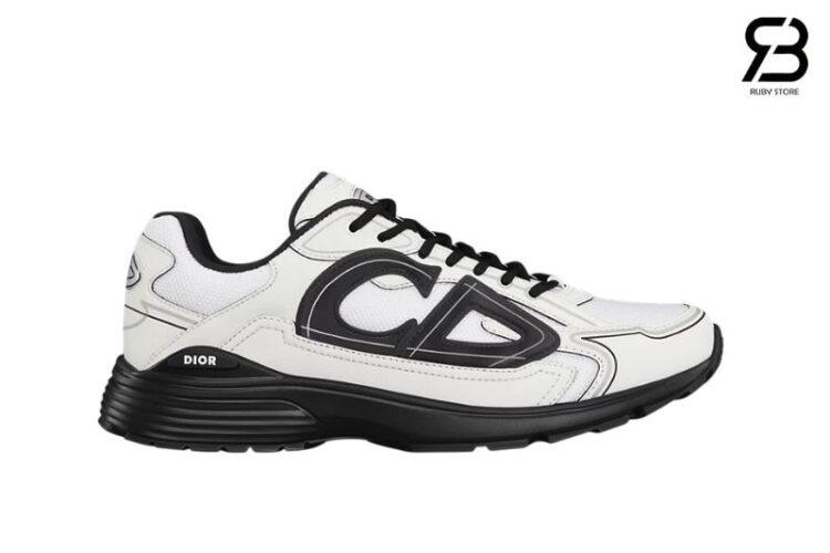 Giày Dior B30 Countdown White Mesh and White Technical Fabric Trắng