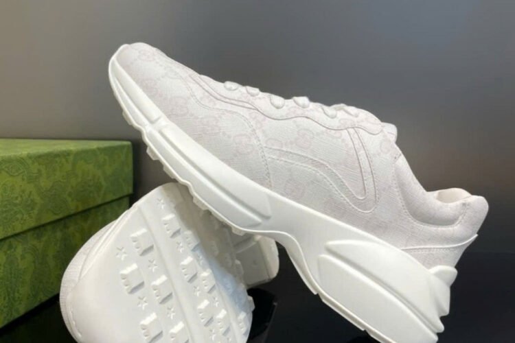 Giày Gucci GG Rhyton Sneaker White GG Supreme Canvas Trắng