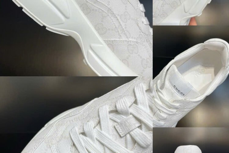 Giày Gucci GG Rhyton Sneaker White GG Supreme Canvas Trắng