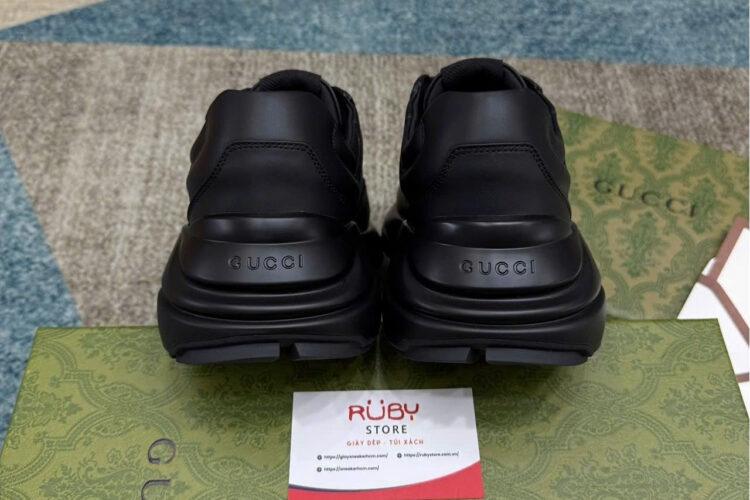 Giày Gucci Interlocking G Rhyton Black Màu đen