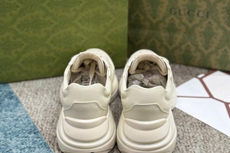 Giày Gucci Rhyton Sneaker Ivory Trắng hồng