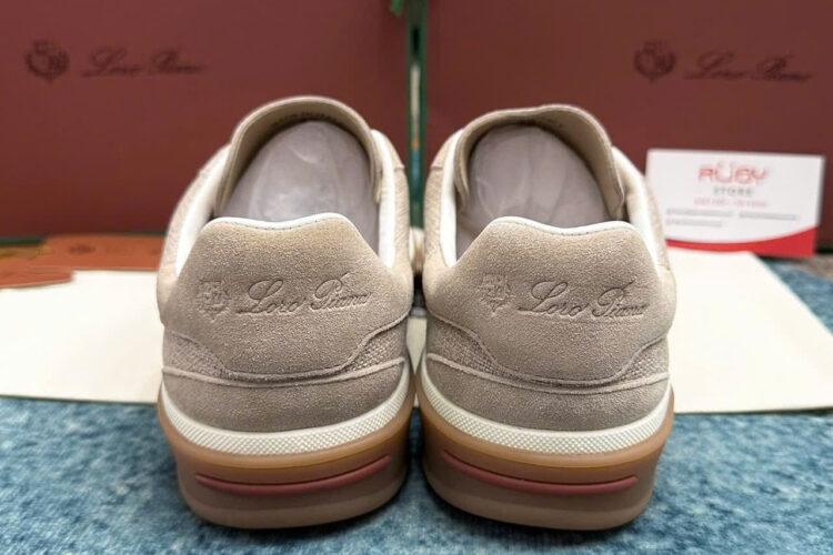Giày Loro Piana Tennis Walk Sneaker Pale Wheat Màu Be