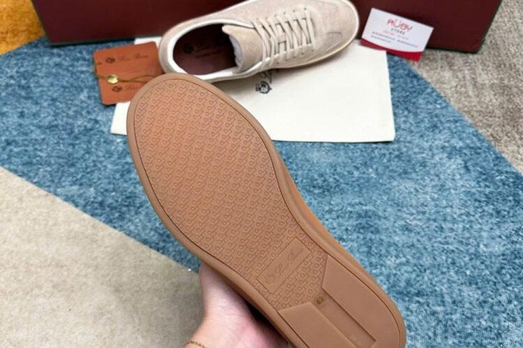 Giày Loro Piana Tennis Walk Sneaker Pale Wheat Màu Be