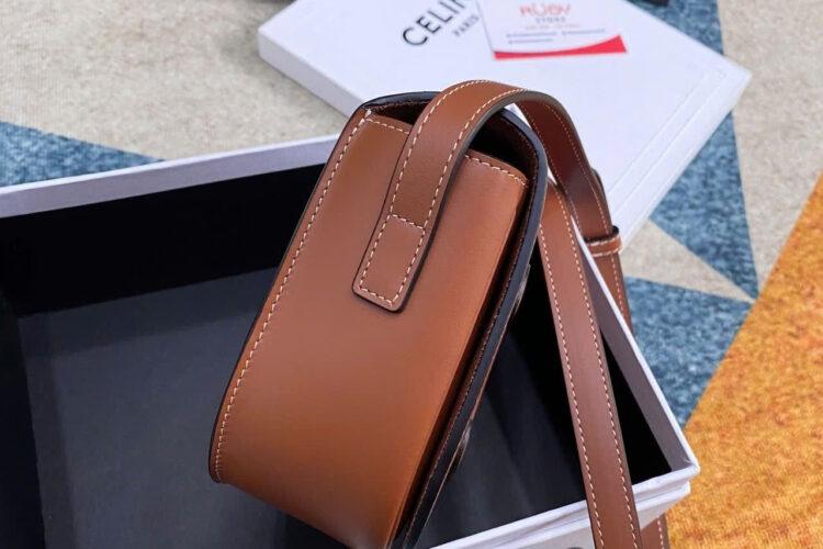 Túi Celine Folco Cuir Triomphe Calf Tan Màu Nâu