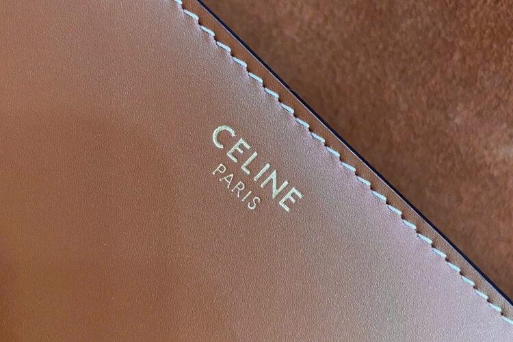 Túi Celine Folco Cuir Triomphe Calf Tan Màu Nâu