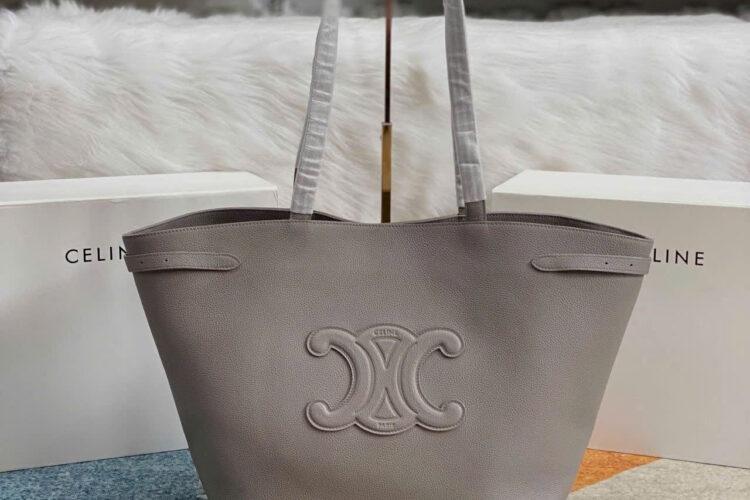 Túi Celine Medium Cabas Anais Cuir Triomphe In Grained Calfskin Pebble