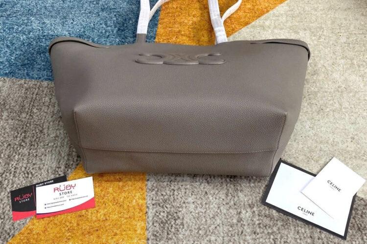 Túi Celine Medium Cabas Anais Cuir Triomphe In Grained Calfskin Pebble