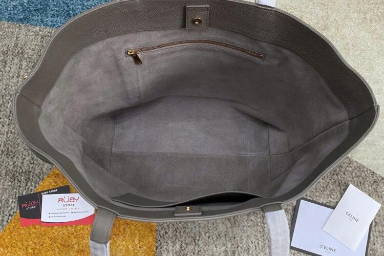 Túi Celine Medium Cabas Anais Cuir Triomphe In Grained Calfskin Pebble