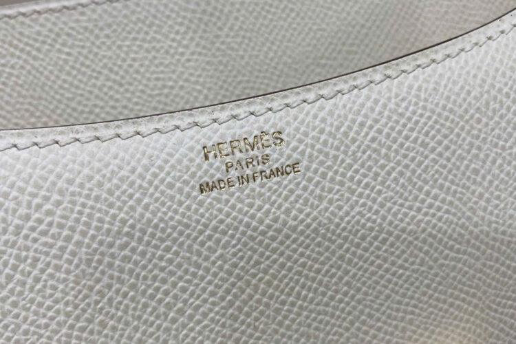 Túi Hermes Constance 24 Craie Epsom GHW Màu Kem