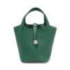 Túi Hermes Picotin 18 Vert Oyat TC Leather PHW Xanh Lá