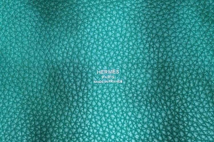 Túi Hermes Picotin 18 Vert Oyat TC Leather PHW Xanh Lá