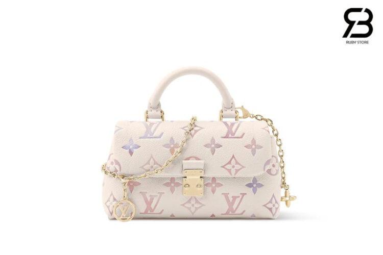 Túi LV Nano Madeleine Monogram Empreinte M25596 Màu Kem