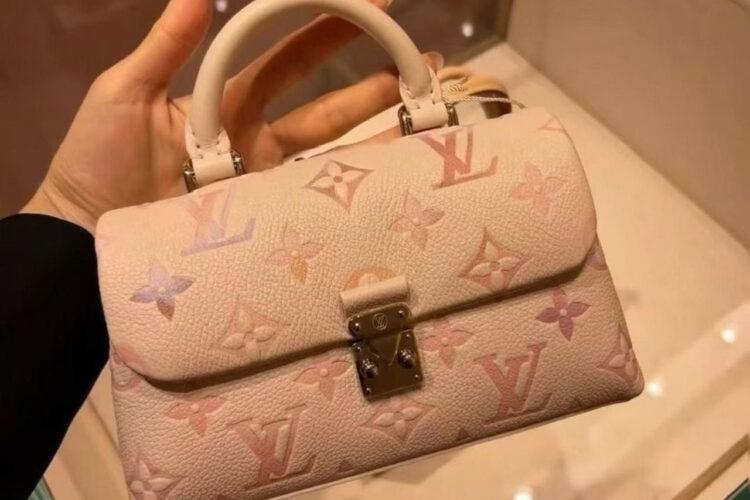 Túi LV Nano Madeleine Monogram Empreinte M25596 Màu Kem
