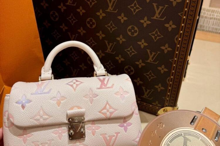 Túi LV Nano Madeleine Monogram Empreinte M25596 Màu Kem