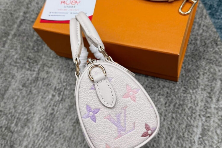 Túi LV Nano Speedy Monogram Empreinte M25591 Màu Kem