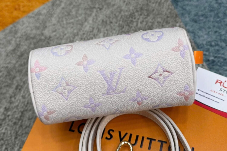 Túi LV Nano Speedy Monogram Empreinte M25591 Màu Kem