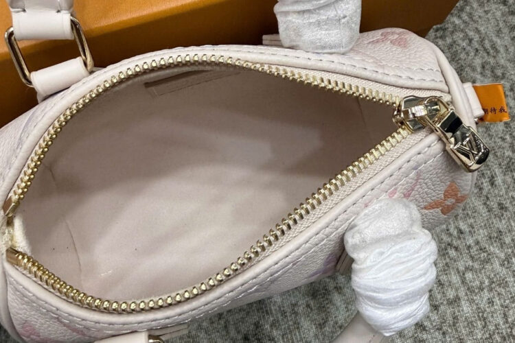 Túi LV Nano Speedy Monogram Empreinte M25591 Màu Kem