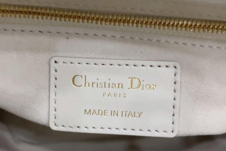 Túi Mini Lady Dior CD Latte Lambskin GHW Màu Kem Best Pháp