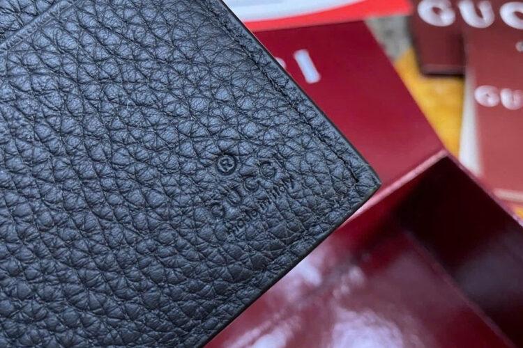 Ví Gucci GG Jumbo Bi-Fold Wallet In Black Leather Màu đen