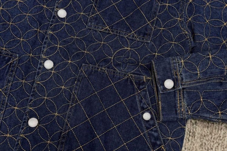 Áo Khoác LV Pharrell Nigo 2025 Denim Jacket Dandy Monogram