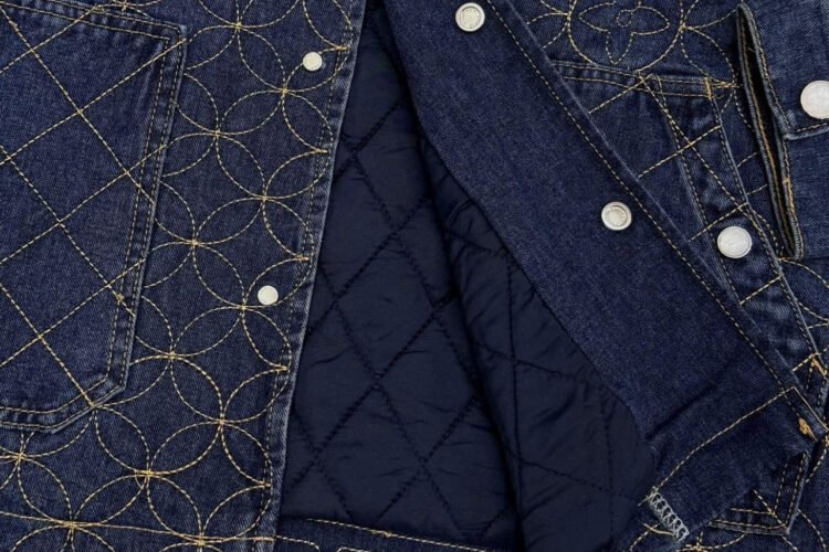 Áo Khoác LV Pharrell Nigo 2025 Denim Jacket Dandy Monogram