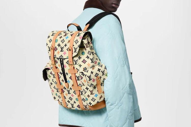 Ba Lô LV Christopher MM Backpack Vanilla Monogram Craggy 44CM