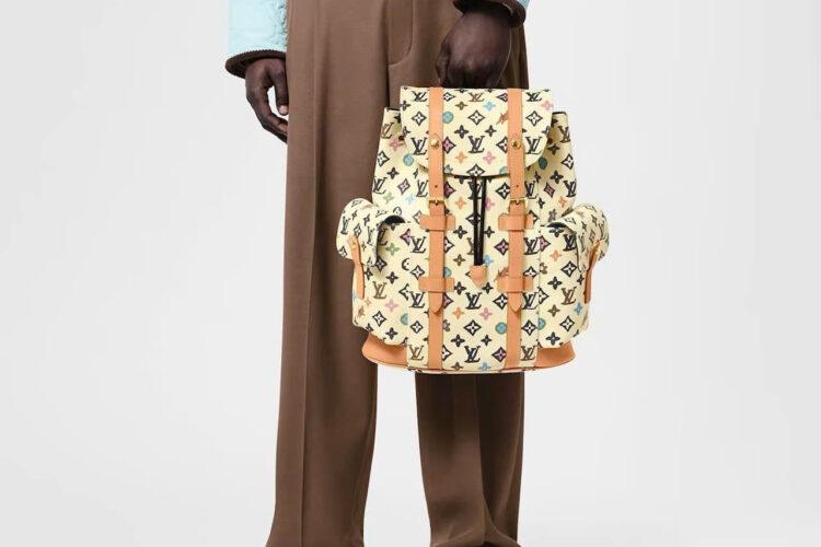 Ba Lô LV Christopher MM Backpack Vanilla Monogram Craggy 44CM