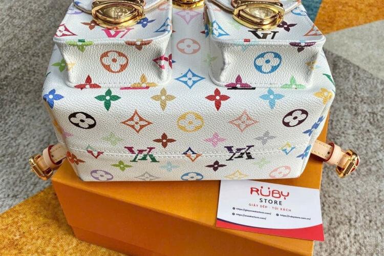 Ba Lô LV x TM Venice Backpack M13081 Multicolor White Monogram
