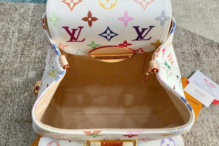 Ba Lô LV x TM Venice Backpack M13081 Multicolor White Monogram