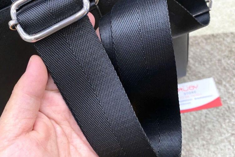Cặp Xách Tay RUBY Business Bag Black Saffiano Leather Màu Đen