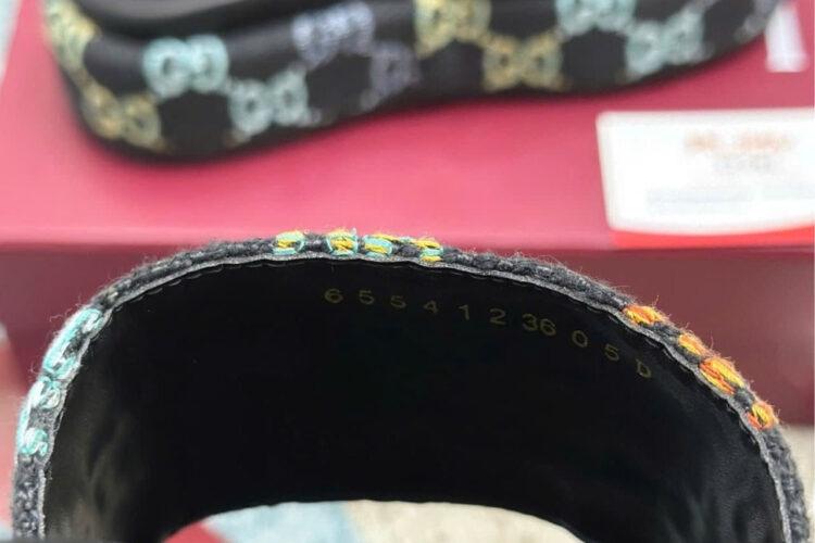 Dép Gucci Multicolor Slide Sandal