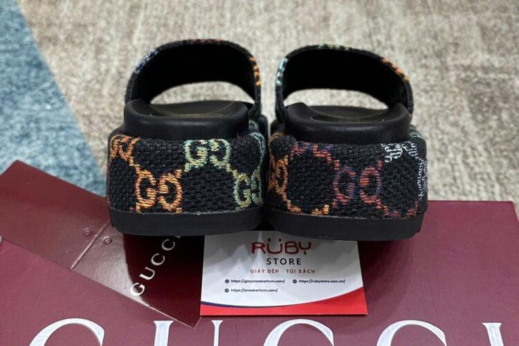 Dép Gucci Multicolor Slide Sandal
