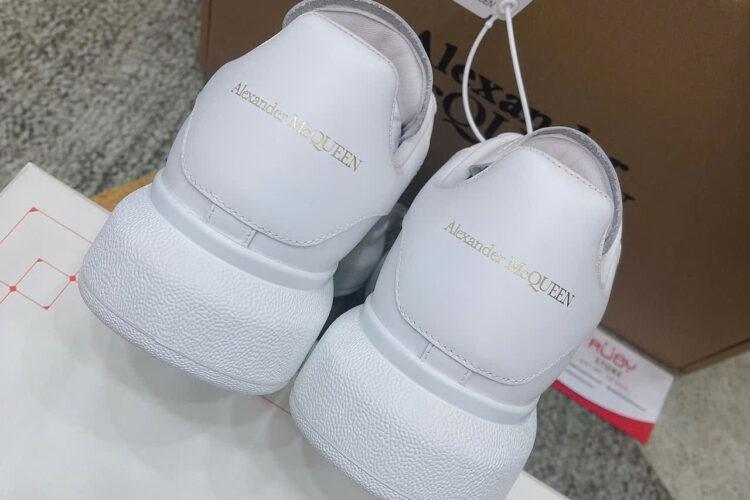 Giày Alexander McQueen Full White Calfskin Màu Trắng