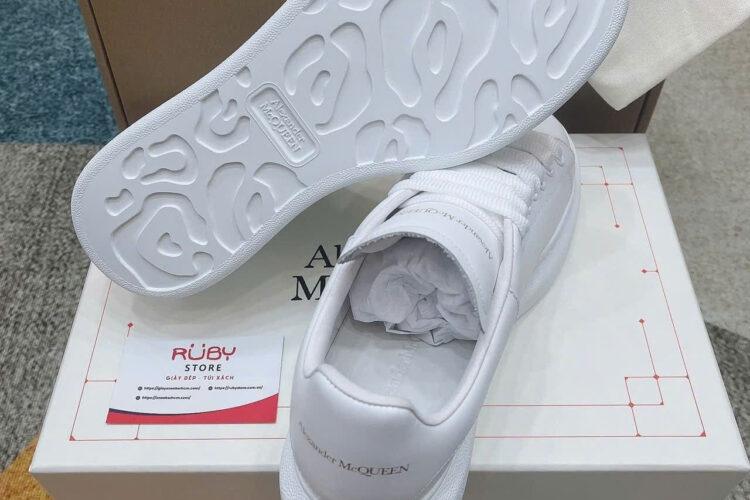 Giày Alexander McQueen Full White Calfskin Màu Trắng