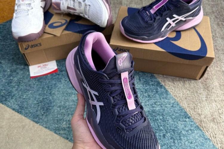 Giày Asics Court FF 3 Indigo Frog White Màu Tím