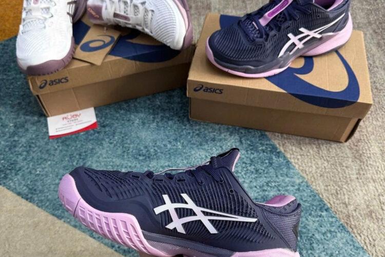 Giày Asics Court FF 3 Indigo Frog White Màu Tím