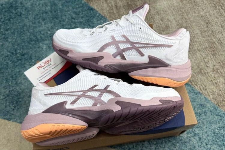 Giày Asics Court FF 3 White Watershed Rose Trắng Hồng Tím