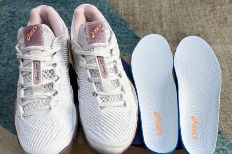 Giày Asics Court FF 3 White Watershed Rose Trắng Hồng Tím