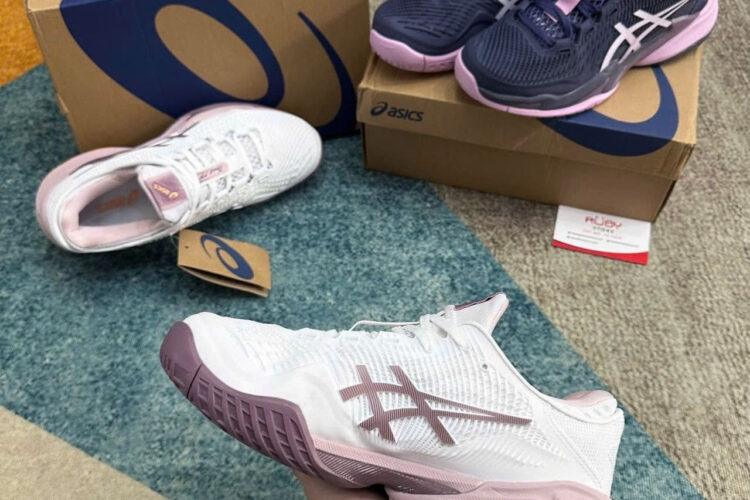 Giày Asics Court FF 3 White Watershed Rose Trắng Hồng Tím