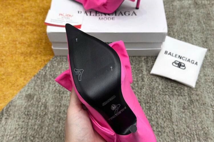 Giày Cao Gót Balenciaga Knife Knot Pumps Heels in Bright Pink