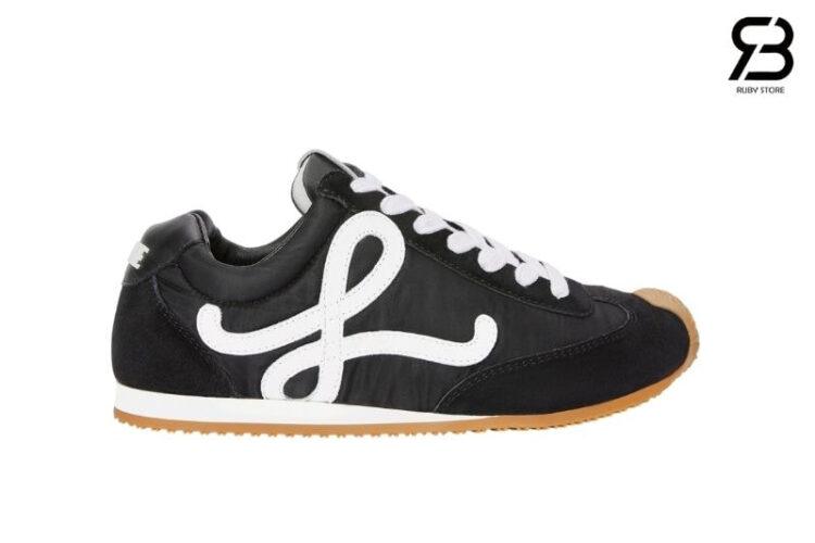 Giày Loewe Ballet Runner 2.0 Black White Đen Trắng