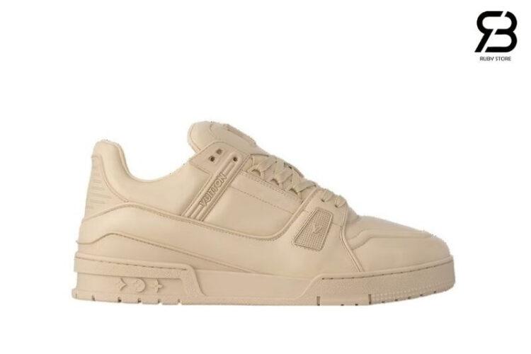 Giày Louis Vuitton LV Trainer Beige Monogram 1AC5BR Màu Be