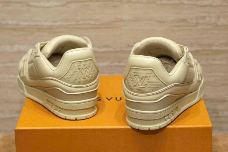 Giày Louis Vuitton LV Trainer Beige Monogram 1AC5BR Màu Be
