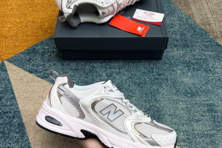 Giày New Balance 530 White Light Gray Trắng xám nhạt