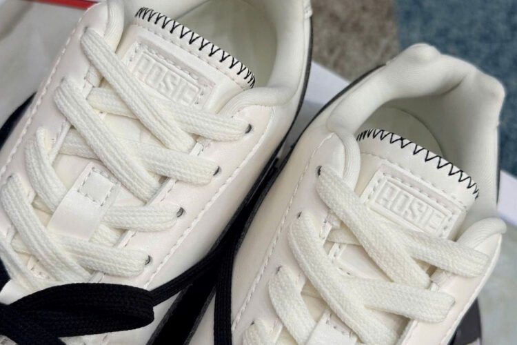 Giày Puma x Rosé Speedcat Leather White Black Trắng Đen