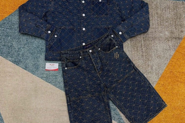 Quần Short LV Pharrell Nigo 2025 Denim Shorts Dandy Monogram
